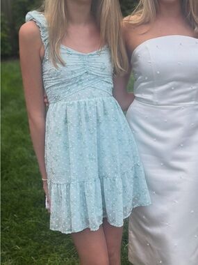 Altar'd State Mint Floral Sundress